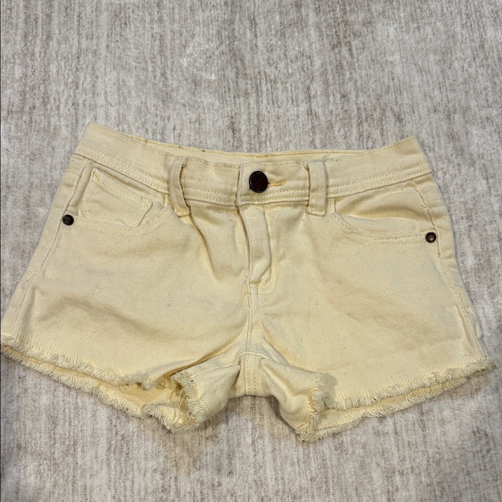 Girls size 12 Frayed Hem Denim Shorts